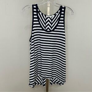 Rag and bone Navy and White Striped Tank Top